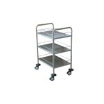 Instrumendikäru Inox 3-riiuliga