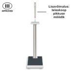 Elektrooniline põrandakaal, kõrge sammasnäidik, III klass, kuni 250 kg - Image 6
