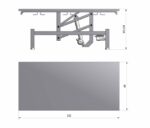 Veterinaarne läbivaatuslaud E02, elektriline - Image 3